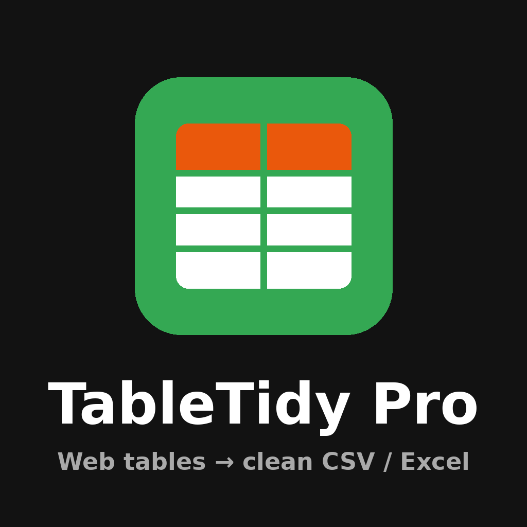 TableTidy icon